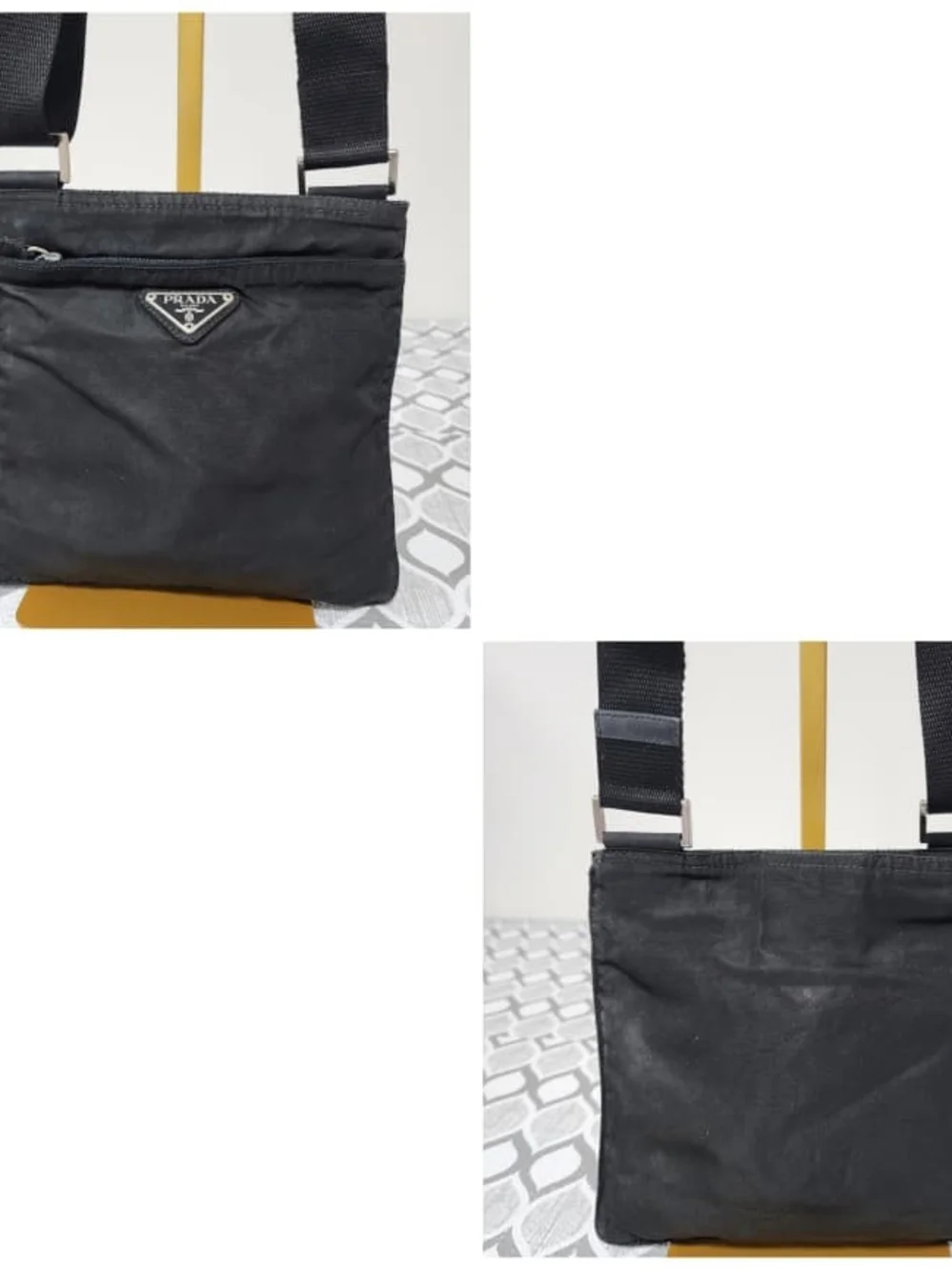 Prada Black Nylon Crossbody Bag - Men's Shoulder Pouch
